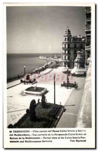 Postcard Old Tarragona Vista parcial del pasco del Calvo Soleloy Balcin