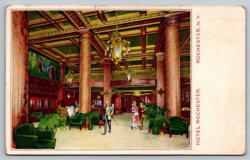 Hotel Rochester  New York  Postcard   1923