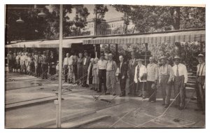 Vintage Shuffleboard Courts, Acacia Park, Colorado Springs, CO Postcard