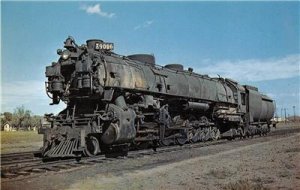 UNION PACIFIC RAILROAD American Locomotive Co Train 9086 c1950s Vintage Postcard 