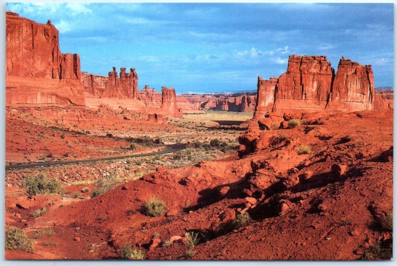 Postcard - Monoliths at Arches National Park - Utah