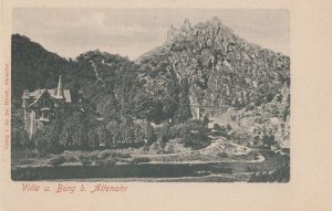 Villa Burg Altenahr Germany Old Rhine PB Postcard