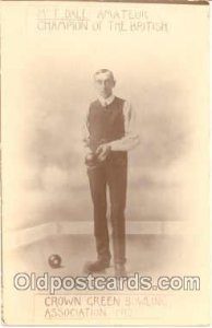 Mr. T. Dale Amateur Champion of the British, Lawn Bowling Unused 