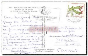 Old Postcard From Monaco Principality Releve S S A guard Prince of Monaco