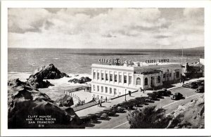 Vintage Postcard CLIFF HOUSE SEAL ROCKS SAN FRANCISCO CA JQ5