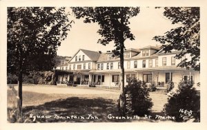 H84/ Greenville Junction Maine RPPC Postcard c30s Squaw Mountain Inn 33