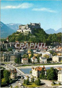 Old Postcard The Festival City of Salzburg The Fortress of Hohen Salzburg