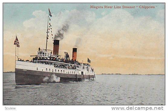 Niagara River Line Steamer Chippewa, 00-10s