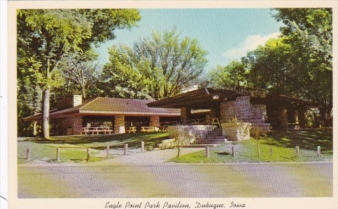 Iowa Dubuque Eagle Point Park Pavilion 1971