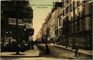 CPA PARIS 17e - avenue de Clichy (74904)