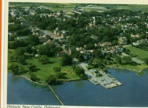 Postcard Aerial View of Historic New Castle, DE.  6 x 4               P4