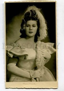 3041733 KASHEVAROVA Russian OPERA Star old REAL PHOTO