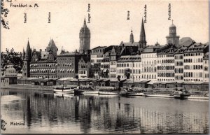 Germany Frankfurt am Main Vintage Postcard C028