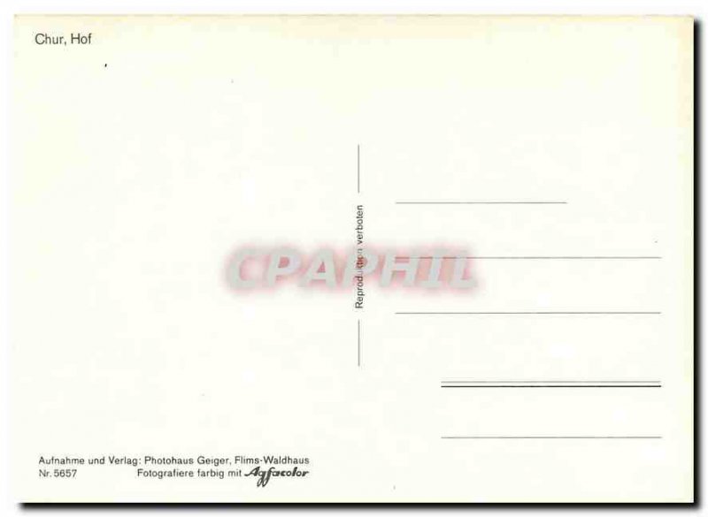 Modern Postcard Chur Hof