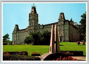 National Assembly Building & Monument For Surveyors, Quebec City Canada Postcard