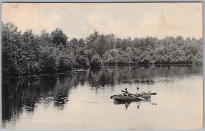 Lake View Bridgewater Massachusetts USA Postcard H83