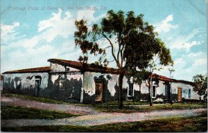 Vtg 1910s Marriage Place of Ramona Old San Diego California CA Unused Postcard