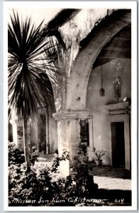 Mission San Juan Capistrano Chapel & Museum California RPPC Real Photo Postcard