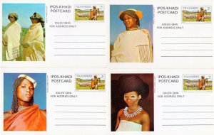 African Women Amazing Hat Fashion 4x PB Postcard s