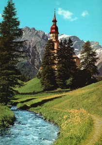 Postcard Kirche im Gerbirge Parish Church Building Rohr im Gebirge Austria