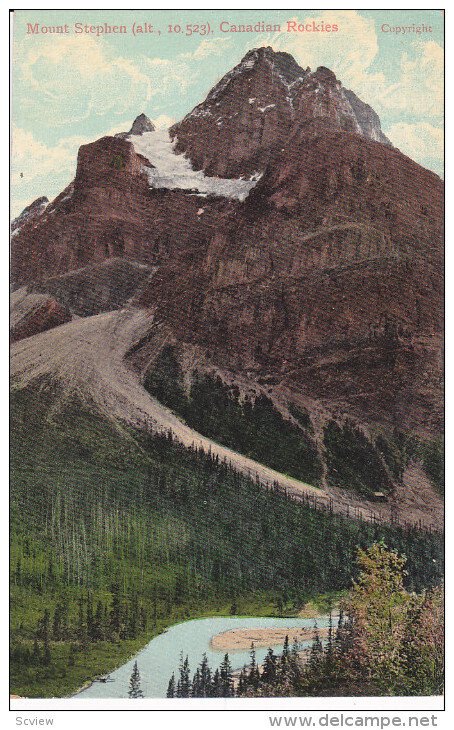 CANADA, 1900-1910's; Mount Stephen, Canadian Rockies