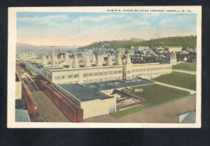 NEWELL WEST VIRGINIA EDWIN KNOWLES CHINA COMPANY FACTORY VINTAGE POSTCARD