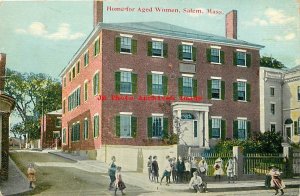 7 Postcards, Salem, Massachusetts, Marine Hall, School, Seven Gables,Witch House