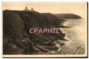 Old Postcard Cap Frehel The Moat and Semaphore