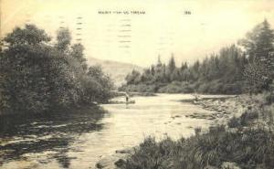 Maine Fishing Stream Misc ME 1951