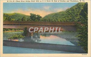 Old Postcard Cheat River Bridge (Build 1835) is US Route 50