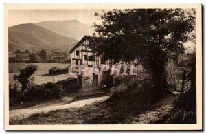 Old Postcard The Basque Country Farm Type