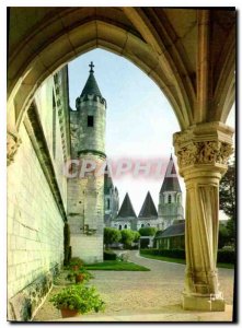 Modern Postcard Loire Valley Loches Indre et Loire the Collegial Saint Ours