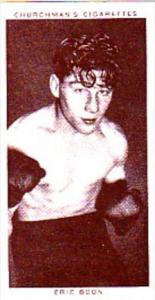 Churchman Cigarette Card Boxing Personalities No 5 Eric Boon