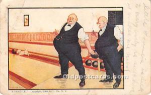 A Poodle Bowling Postal Used Unknown 