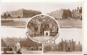 Middlesex Postcard - Views of Hampton Court Palace - Real Photograph Ref TZ9151