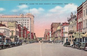 Tennessee Chattanooga Market Street Along The Dixie Highway sk2223