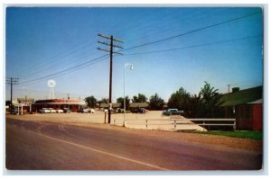 c1950's Cafe Motel and Drive-In Red Rock Village Miles City Montana MT Postcard