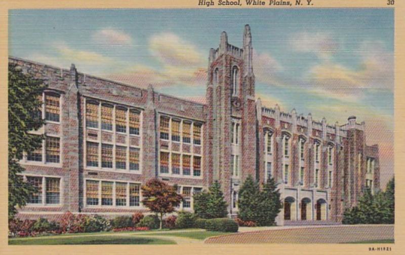 New York White Plains High School Curteich