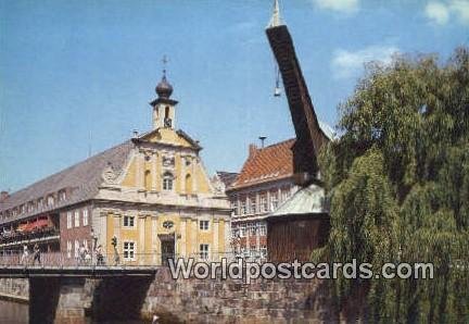 Alter Kran und Kaufhaus Luneburg Germany Unused 