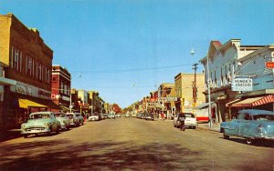 Main Street Cars Shawano Wisconsin postcard