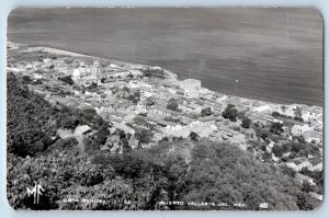 Puerto Vallarta Jalisco Mexico Postcard Panoramic View 1959 RPPC Photo