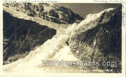 Real Photo Mt Edith Covell Jasper National Park Canada 1947 Missing Stamp 