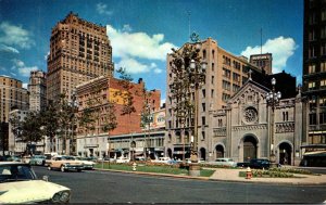 Michigan Detroit Downtown Washington Boulevard At State Street