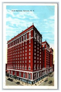 Syracuse Hotel Syracuse New York NY  UNP Unused WB Postcard H22