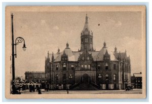c1940s City Hall, Stratford Ontario Canada Vintage Posted Postcard