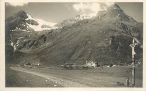 Austria Nassfeld Valeriehaus Wurtengletscher glacier panorama photo postcard
