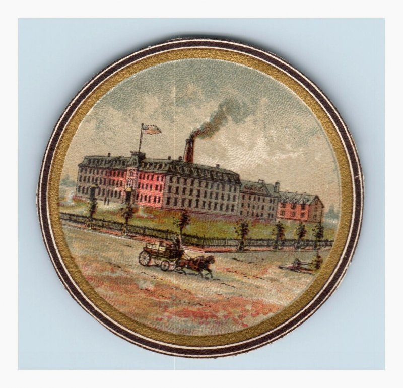 1880s Victorian Scrap Factory Scene Fab! P110