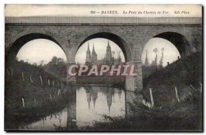 Bayeux Postcard Old Railway Bridge