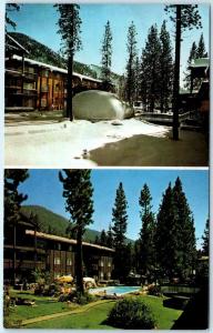 SOUTH LAKE TAHOE, California CA   Roadside FOREST INN  adjoins Harrah's Postcard