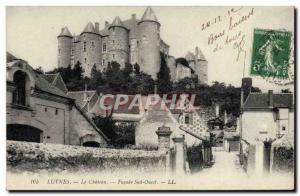 Old Postcard Luynes The Facade South West Chateau